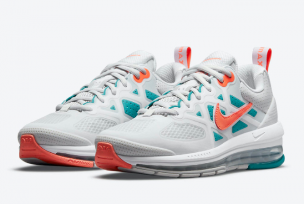 Nike Air Max Genome White Mango Turquoise CZ1645-001 New Style Shoes-2