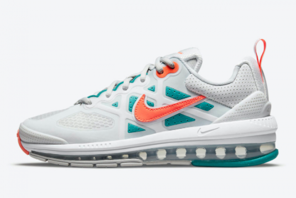 Nike Air Max Genome White Mango Turquoise CZ1645-001 New Style Shoes