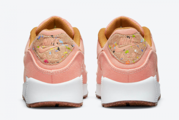 Nike Wmns Air Max 90 Cork Pink New Style Shoes DD0384-800-2