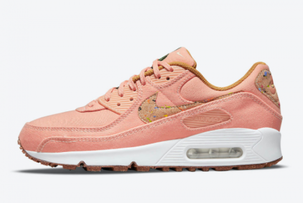 nike wmns air max 90 cork pink new style shoes dd0384 800 600x402
