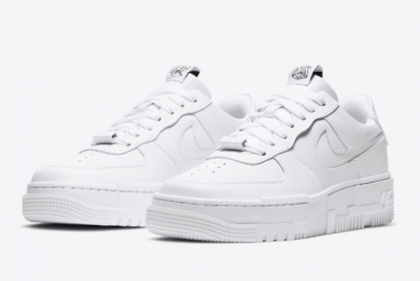 2020 Nike Air Force 1 Pixel Triple White CK6649-100 Lifestyle Shoes-1
