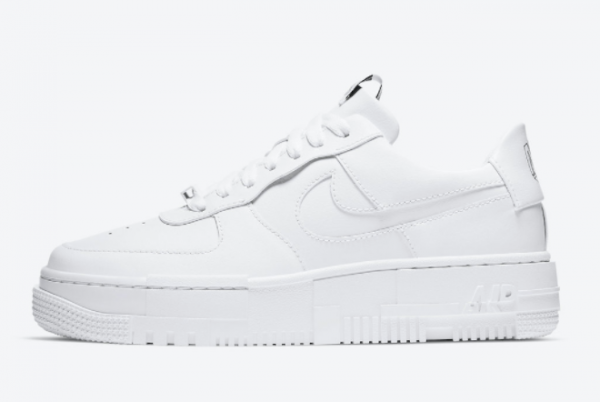2020 Nike Air Force 1 Pixel Triple White CK6649-100 Lifestyle Shoes