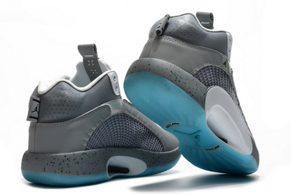 2021 Air Jordan 35 Wolf Grey/White-Blue Shoes For Men-3
