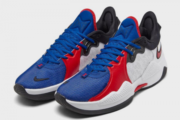 2021 Latest Nike PG 5 Clippers On Sale CW3143-101-1
