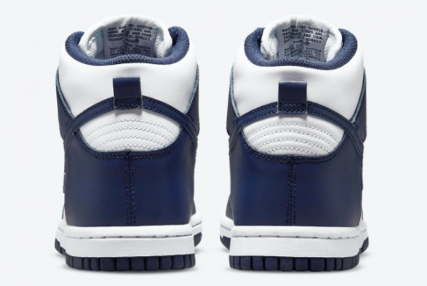 2021 Latest Release Nike Dunk High GS Navy White DB2179-104-3