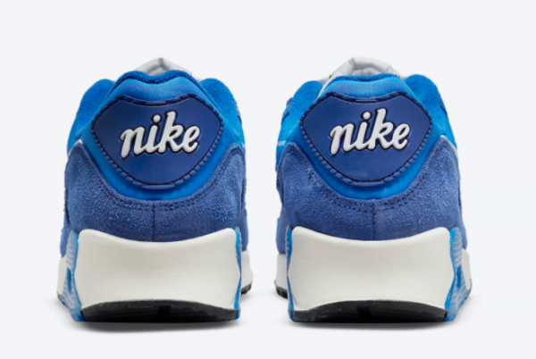 2021 New Release Nike Air Max 90 Signal Blue DB0636-400-3