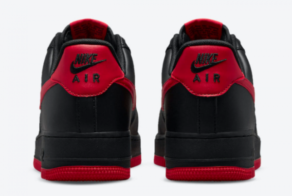 2021 Nike Air Force 1 Low Black/Red DC2911-001 Cheap For Sale-2