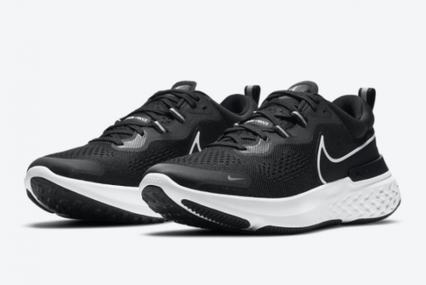Best Sell Nike React Miler 2 Black/Smoke Grey-White CW7121-001 Shoes-1