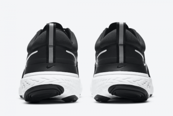 Best Sell Nike React Miler 2 Black/Smoke Grey-White CW7121-001 Shoes-2