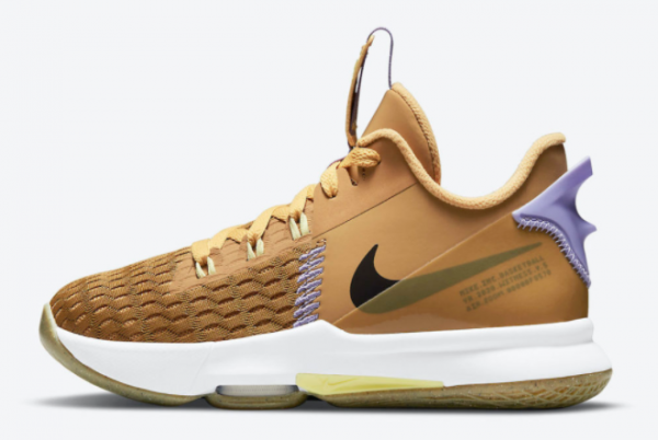 Discount Nike LeBron Witness 5 GS Wheat CT4629-700