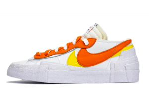 Fashion Sacai x Nike Blazer Low White/Magma Orange DD1877-100 Shoes