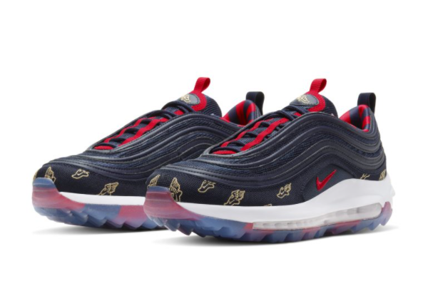 Latest Release Nike Air Max 97 Golf Wing It Deep Purple Red CK1220-400-2