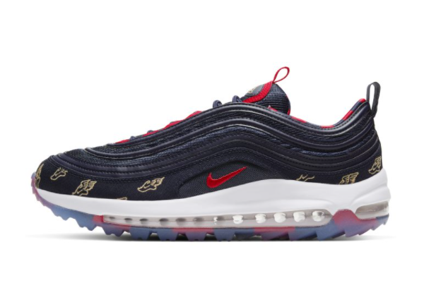 Latest Release Nike Air Max 97 Golf Wing It Deep Purple Red CK1220-400