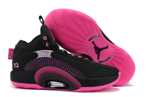 New Air Jordan 35 Black/Vivid Pink-Anthracite 2021-1