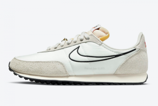 New Arrival Nike Waffle Trainer 2 Natural Black DH4390-100 For Sale