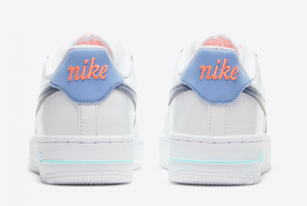New Release Nike Air Force 1 Low GS White/Light Thistle-Copa-Dark Purple Dust DC8188-100-3
