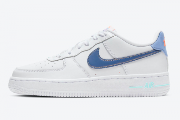 New Release Nike Air Force 1 Low GS White/Light Thistle-Copa-Dark Purple Dust DC8188-100