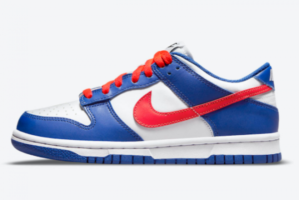 newest nike dunk low gs royal red cw1590 104 600x402