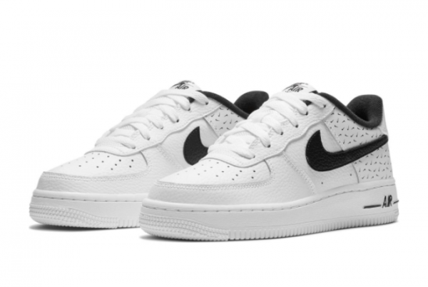Nike Air Force 1 07 Swooshfetti White/Black DC9189-100 Cheap For Sale-1