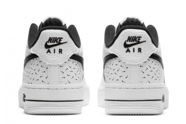 Nike Air Force 1 07 Swooshfetti White/Black DC9189-100 Cheap For Sale-2
