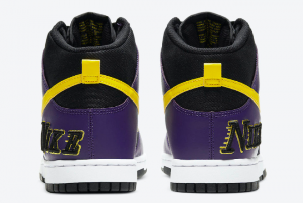 Nike Dunk High EMB Lakers Cheap For Sale DH0642-001-3