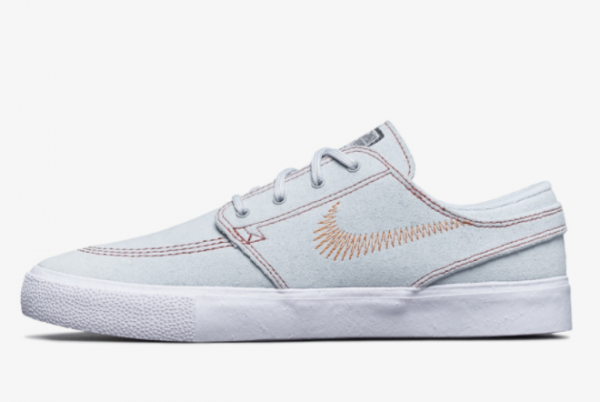 Nike SB Stefan Janoski Flyleather Pure Platinum CI3836-003 Sneakers For Sale