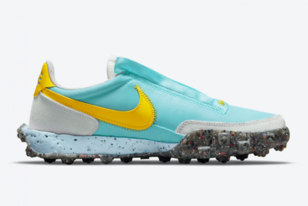 New Nike Wmns Waffle Racer Crater Bleached Aqua 2021 For Sale CT1983-104 -1
