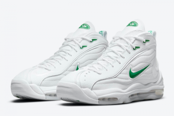 Cheap Nike Air Total Max Uptempo White Green 2021 For Sale CZ2198-101-2