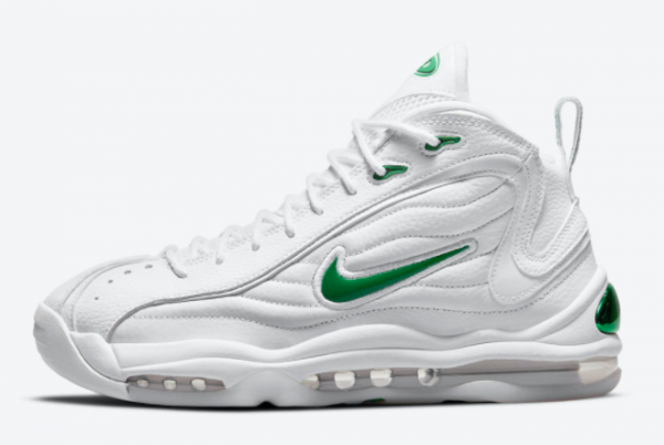Cheap Nike Air Total Max Uptempo White Green 2021 For Sale CZ2198-101