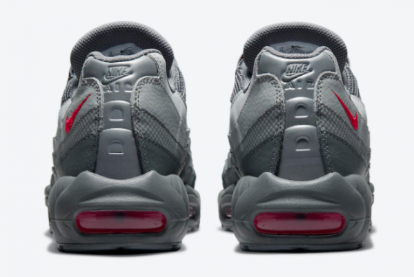 Discount Nike Air Max 95 Grey Red 2021 For Sale DM9104-002 -2