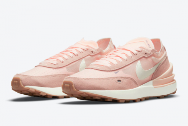 Discount Nike Wmns Waffle One Pale Coral DC2533-801-2