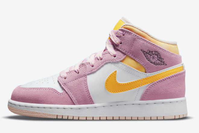New Air Jordan 1 Mid SE GS “Arctic Pink” DC9517 - the much-hyped Air Jordan  1 Chicago Reimagined - 600 Basketball Shoes