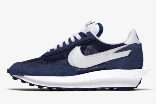 New Fragment x Sacai x Nike LDWaffle Blue Void/Obsidian/White 2021 For Sale DH2684-400