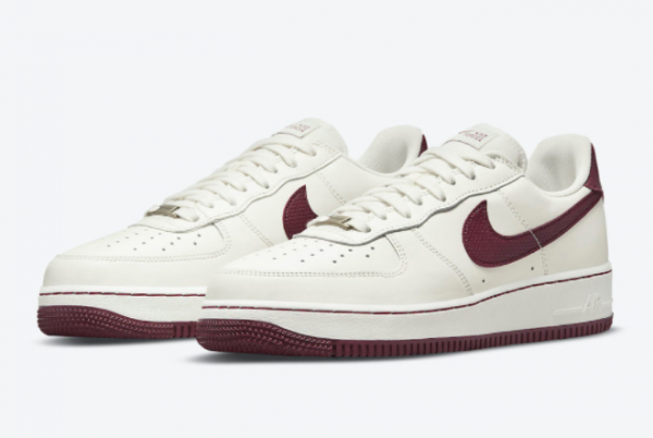 New Nike Air Force 1 Craft Dark Beetroot 2021 For Sale DB4455-100-1