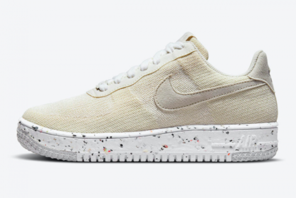 New Nike Air Force 1 Crater Flyknit Sail 2021 For Sale DC7273-200