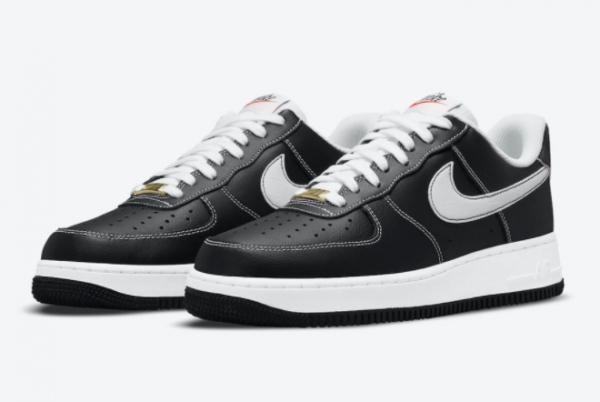 New Nike Air Force 1 Low First Use Black White 2021 For Sale DA8478-001 -2