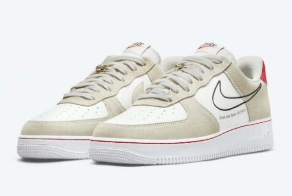 New Nike Air Force 1 Low First Use Light Stone 2021 For Sale DB3597-100-2