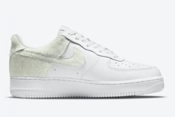 New Nike Air Force 1 Low Pony Hair Photon Dust/White 2021 For Sale DM9088-001-1