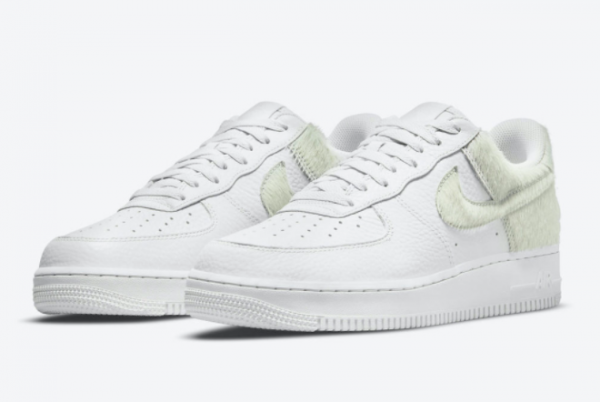 New Nike Air Force 1 Low Pony Hair Photon Dust/White 2021 For Sale DM9088-001-3