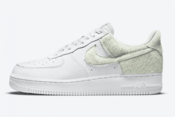 New Nike Air Force 1 Low Pony Hair Photon Dust/White 2021 For Sale DM9088-001