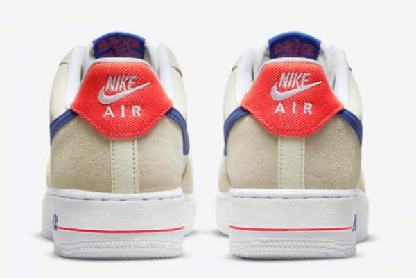 New Nike Air Force 1 Low USA Sail Blue-Red 2021 For Sale DM8314-100 -2