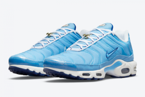 New Nike Air Max Plus First Use University Blue White 2021 For Sale DB0681-400-2
