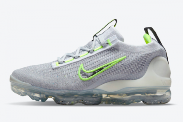 New Nike Air VaporMax 2021 Grey Volt DB1550-005 For Sale-1