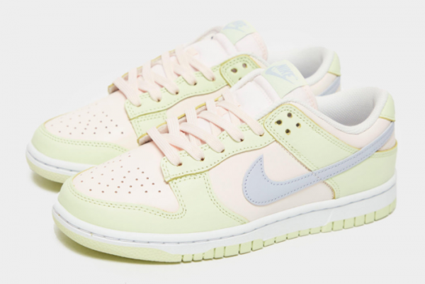 New Nike Dunk Low WMNS Lime Ice Light Soft Pink Ghost-Lime Ice-White 2021 For Sale DD1503-600-1