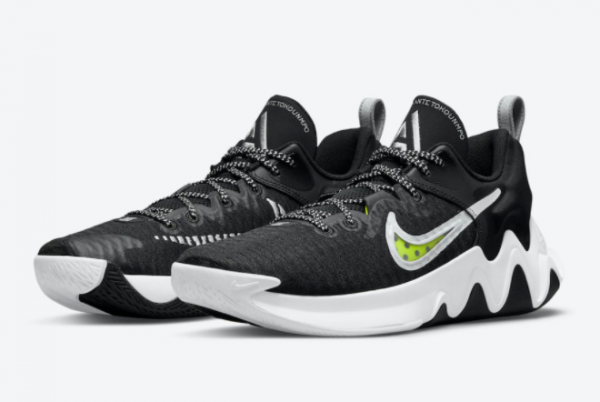 New Nike Giannis Immortality Black/White-Volt For Sale CZ4099-010-2