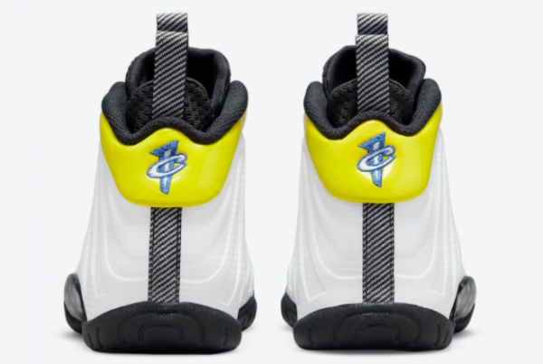 New Nike Little Posite One GS White Black Yellow 2021 For Sale DJ5797-100-3