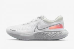 New Nike ZoomX Effortless Run Flyknit White/Pure Platinum/Chile Red/Metallic Silver 2021 For Sale CT2228-100