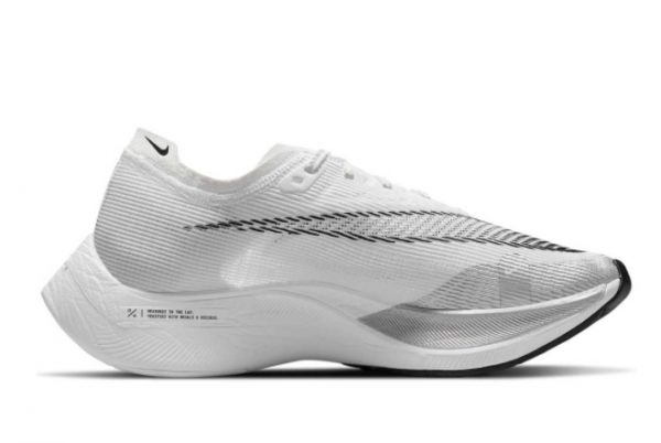 New Nike ZoomX Vaporfly Next% 2 White/Metallic Silver/Black 2021 For Sale CU4123-100 -1
