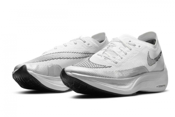 New Nike ZoomX Vaporfly Next% 2 White/Metallic Silver/Black 2021 For Sale CU4123-100 -2
