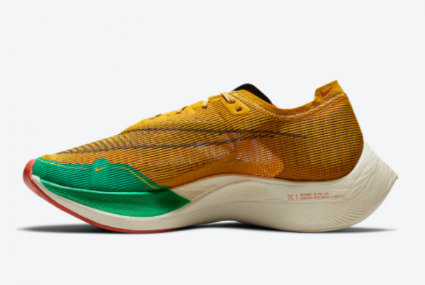 New Nike ZoomX VaporFly NEXT% 2 Yellow/Green-Red DJ5182-700